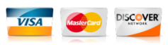 all major credit cards accepted